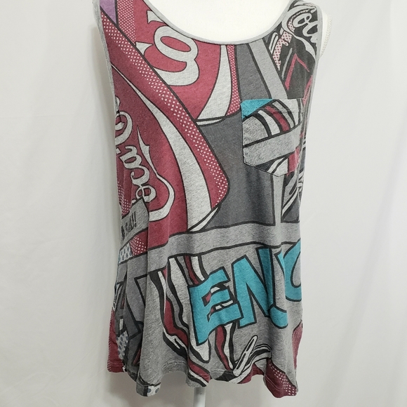 Bershka Coca-Cola Tank Top Size Small - Picture 3 of 6